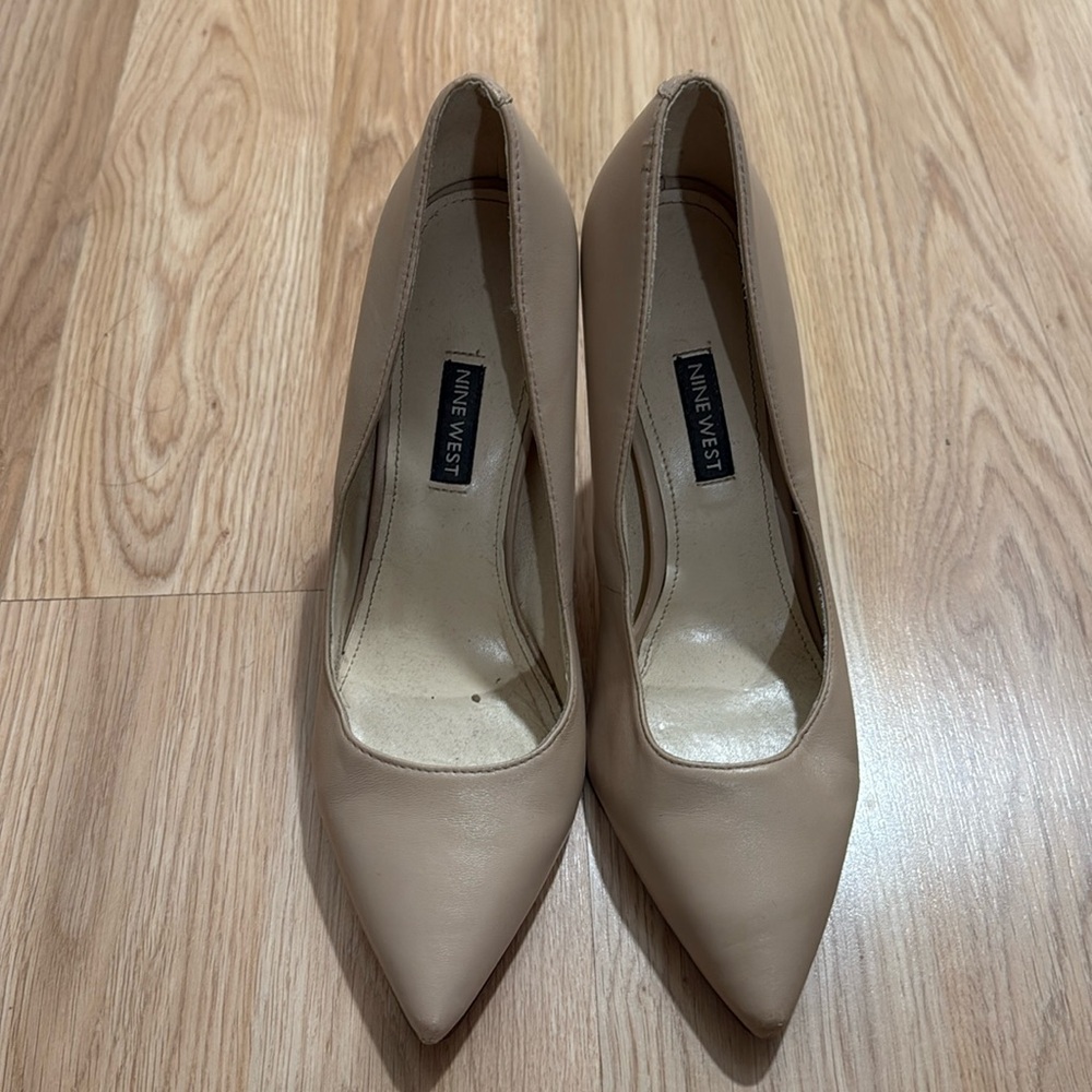 Nine West Tatiana Stilletto Pumps - Nude, size 8
